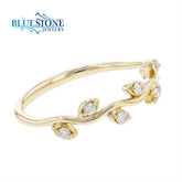 14kt Yellow Gold Diamond Ring- Size 7